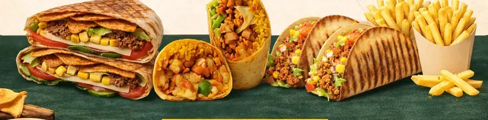 Family Platter met crunchwraps, burrito's, taco's en friet