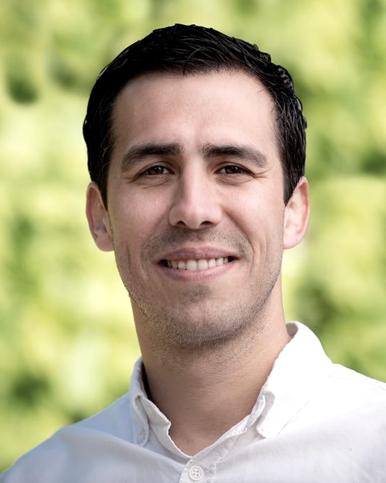 Portret van Miguel Jasperse, chiropractor