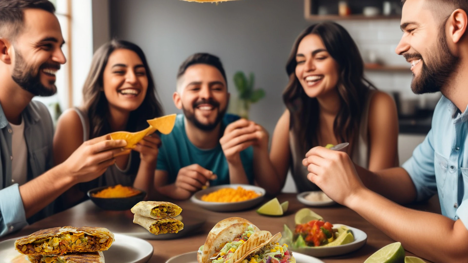 Vrienden genieten samen van ChefyChef gerechten