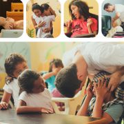 Kinderen die chiropractische zorg krijgen tijdens de missiereis naar Peru